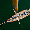 Panerai pour Eilean, mise  � l�eau de ce ketch bermudien restaur� par Panerai