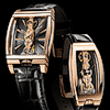 La montre  Corum Golden Bridge et Miss Golden Bridge